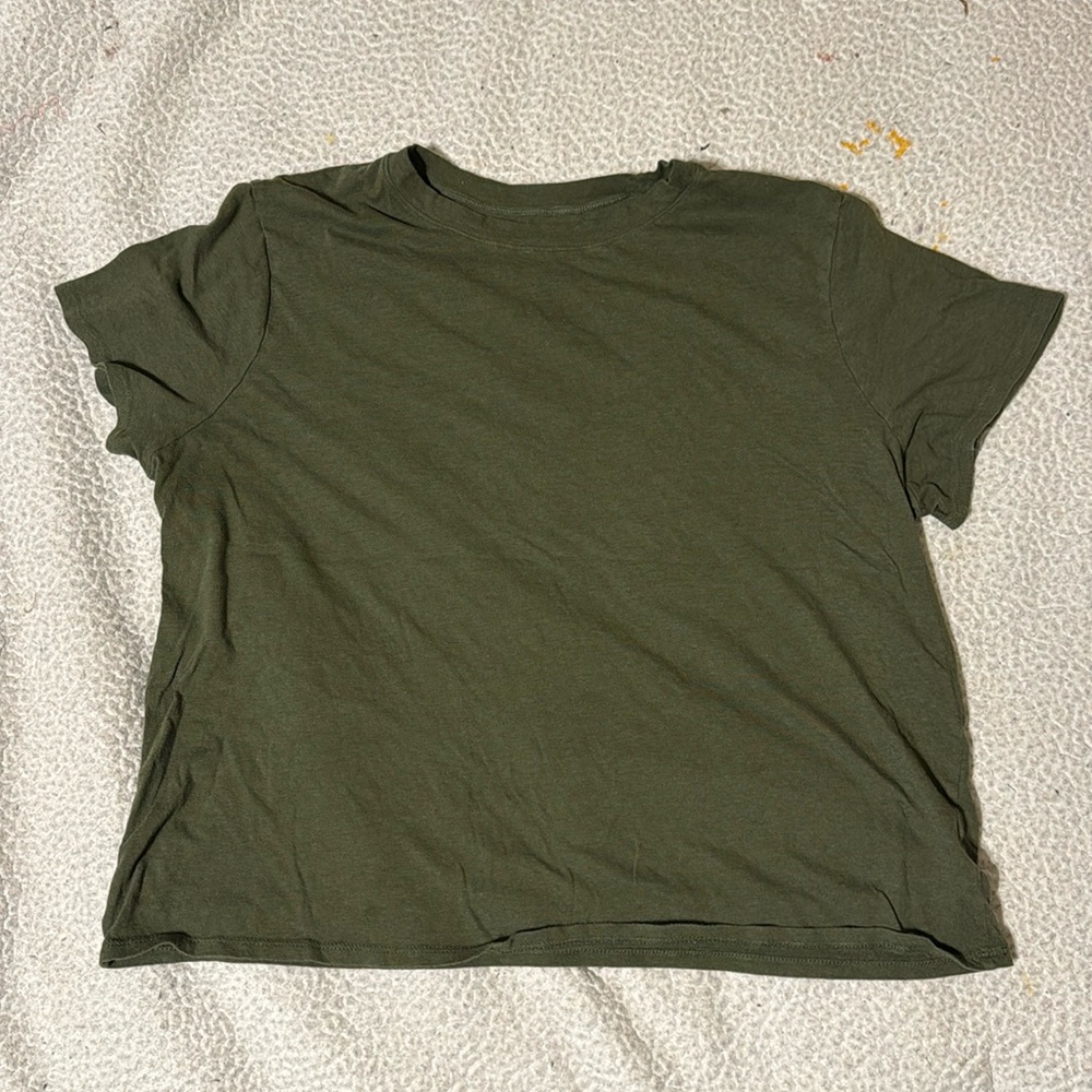 Green shirt